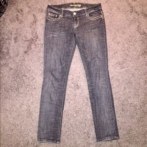 A&E Heather grey skinny jeans